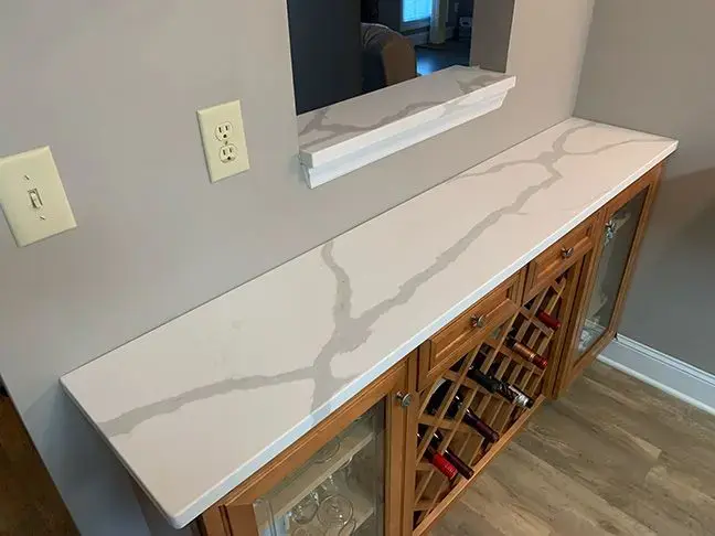 Calacatta Rio Quartz Countertops in Charlotte | ECG of Charlotte