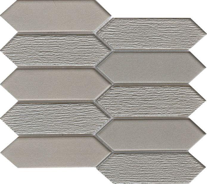 Gray Glass Picket Tile
