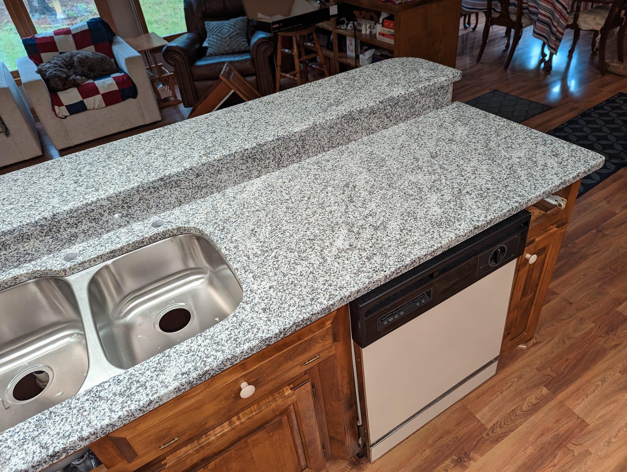 White Sparkle Granite Countertops